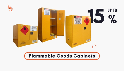 15% Off Flammable Goods Cabinets