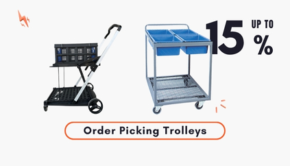 15% Off Order Picking Trolleys