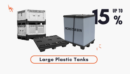 15% Off Large Plastic Tanks