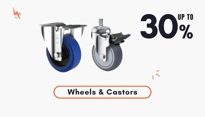 30% Off Wheels and Castors