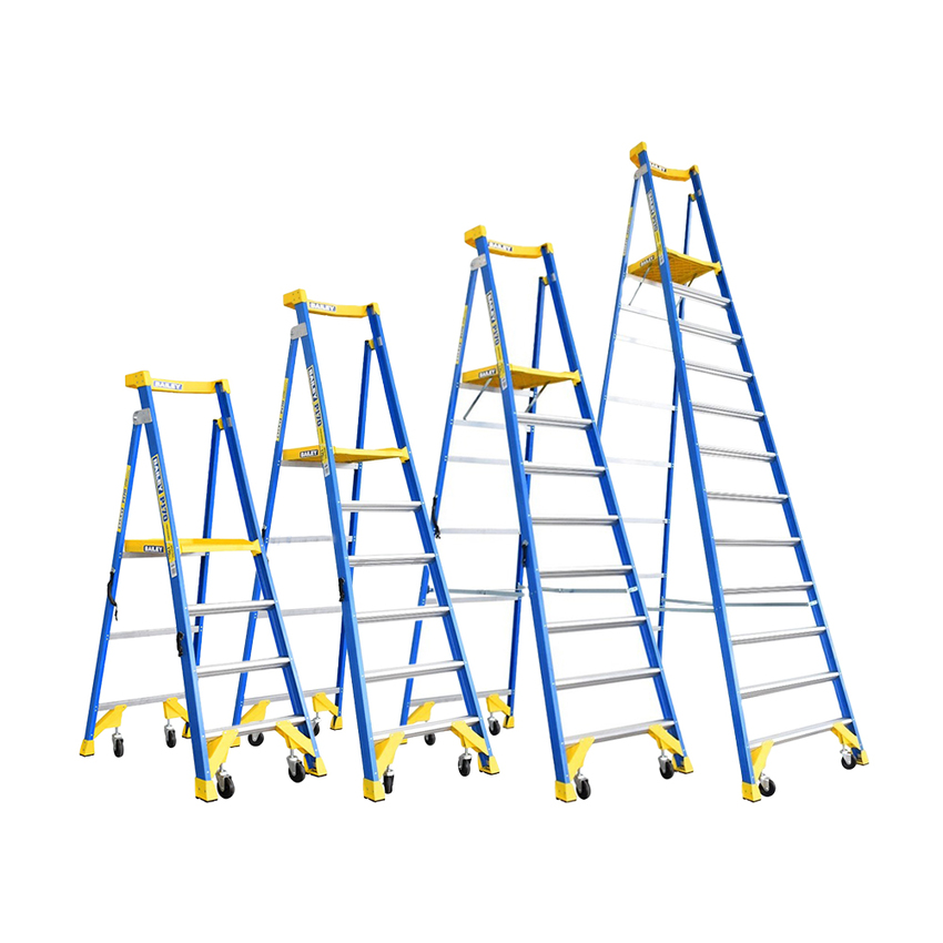 Bailey Fibreglass Platform Ladder - 170kg Rated