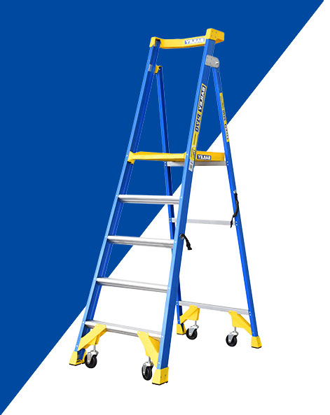 Bailey 5 Step Fibreglass Platform Ladder - 170kg Rated