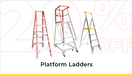 2024 Black Out Sale - Up To 20% Off Platform Ladders