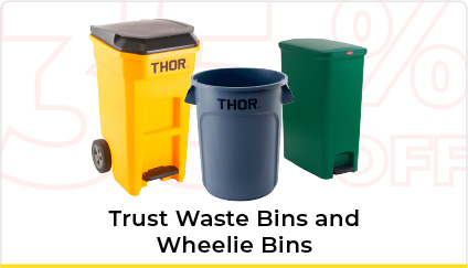 2024 Black Out Sale - Up To 35% Off Trust Waste Bins and Wheelie Bins