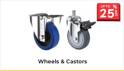 Up To 25%  Off Wheels & Castors