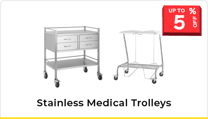 Up To 5% Off Steel Medical Trolleys