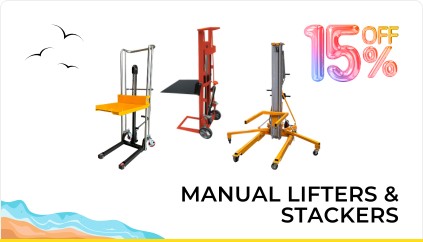 Up To 15% Off Manual Lifters and Stackers