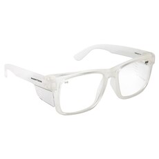 Safety Glasses Frontside Clear Lens With Clear Frame 
