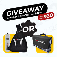 Black Out Giveaway Hiking Combo/Picnic Mat