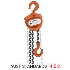 3m - 6m Long E-Series Chain Blocks [0.5T - 3T Rated]