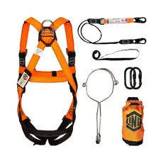 Essential Construction Safety Harness Fall Protection Kit