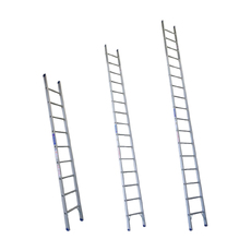 Indalex 7 - 19 Steps 180kg Rated Durable Heavy Duty Industrial Aluminium Single Ladder