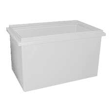 180L Plastic Poly Tank Container - White