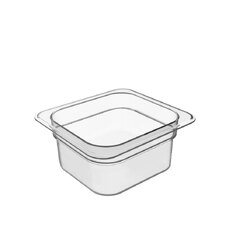 1.6 Litre Cold Food Pan, 1/6 Size, PolyCarbonate, BPA-free