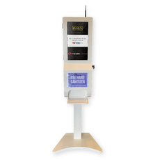 21.5'' Floor Stand Digital Signage Screen with Hand Sanitiser Auto Dispenser