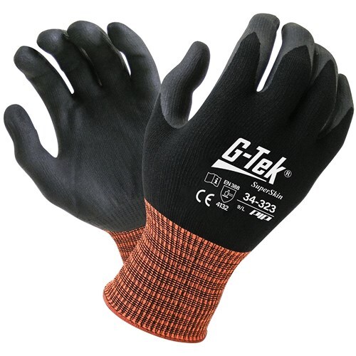 Skin Contouring Technology Gloves - Black [Size: 11] (Pack of 12)