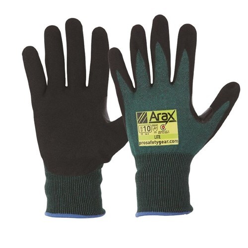 Green Nitrile Sand Dip Palm Glove [Size: 11]