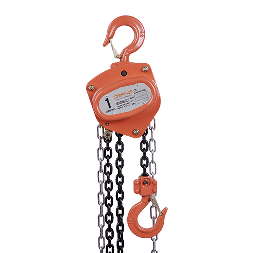 CRANE TOUGH G80 1000kg Rated Chain Block - 3.0m