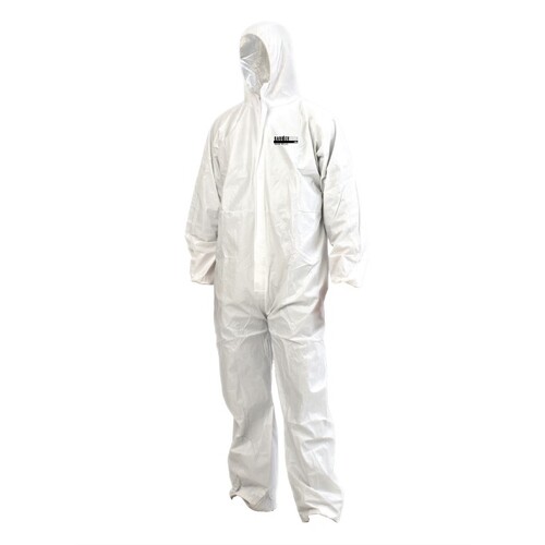 Provek Coveralls - White [Size: Small] (Pack of 5)