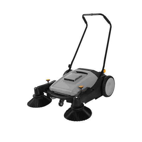 920mm Manual Floor Sweeper with Foldable Handle and Roller Brush