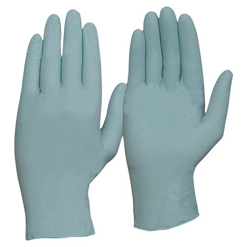 Disposable Nitrlie Powder Free Gloves - Blue [Size: Small] (Pack of 10)