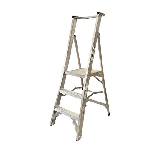 Monstar Pro 3 Steps Aluminum Platform Ladder - 150kg Rated