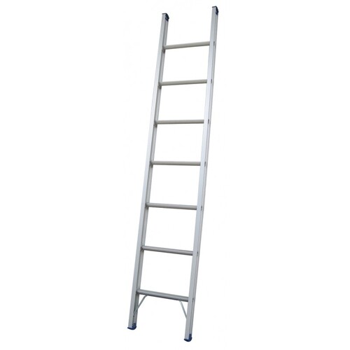 Indalex 7 Steps 180kg Rated Durable Heavy Duty Industrial Aluminium Single Ladder