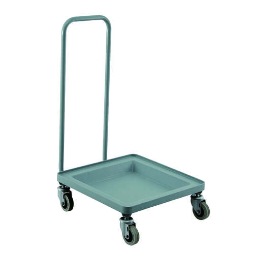 Glass Rack Trolley 64.0 x 52.5 x 94.0 cm - 160kg Load - Platinum